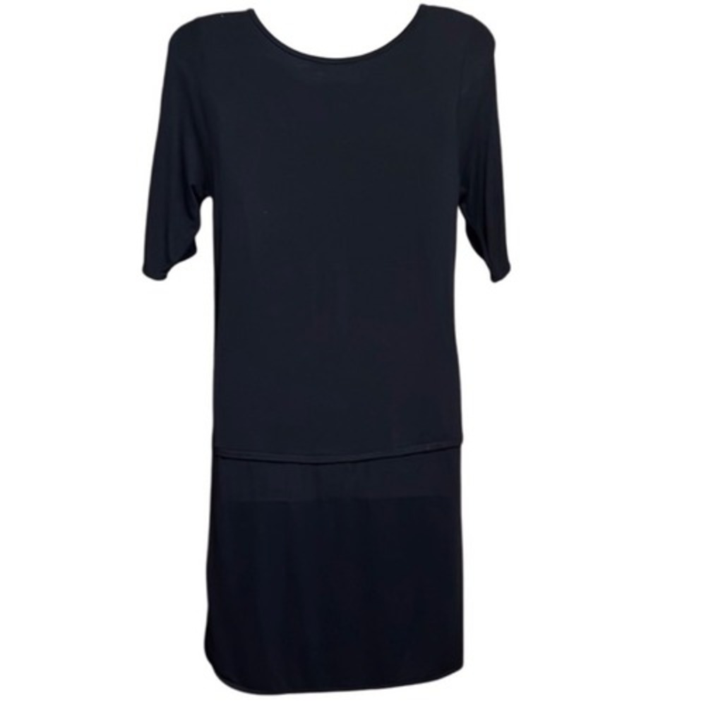Tart‎ womens dress Size XS black modal blend pullover short sleeve knee length - Picture 3 of 8